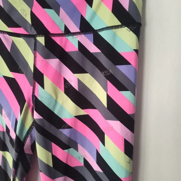 VSX Victoria's Secret Knockout Tight Printed All Over Logo Medium - Picture 4 of 10